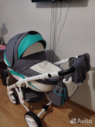 Коляска Adamex barletta 3 в 1(verdi,anex,tutis)