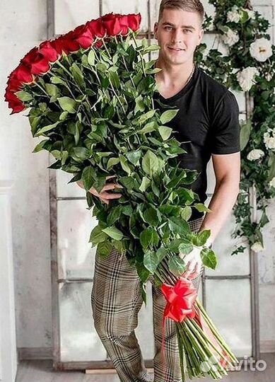 Высокие розы