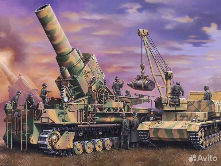 Германское орудие Morser Karl gefax 040/041 Trumpe