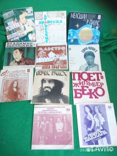 Виниловые пластинки 17.5 см