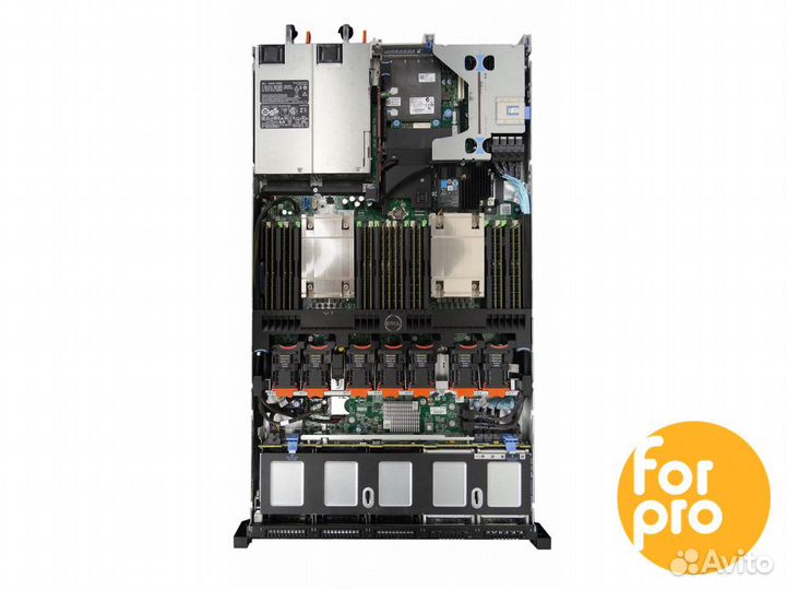 Сервер dell R630 8SFF 2xE5-2690v4 80GB, H730