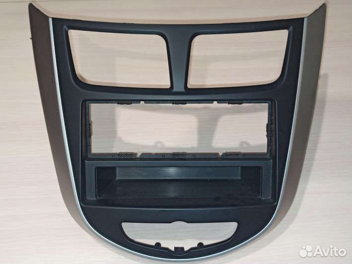 Рамка для магнитолы hyundai solaris