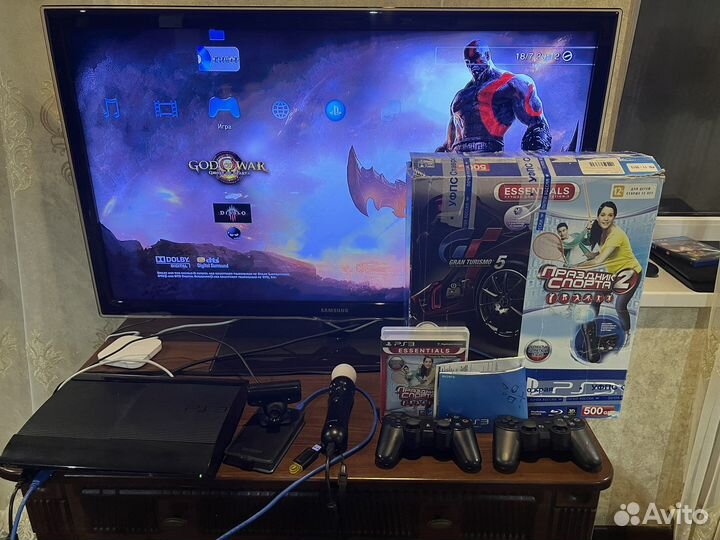 Ps3 super slim 500gb прошитая