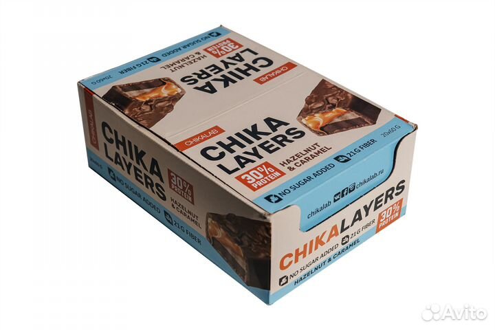Протеиновый батончик Chikalab Chika Layers, лесной