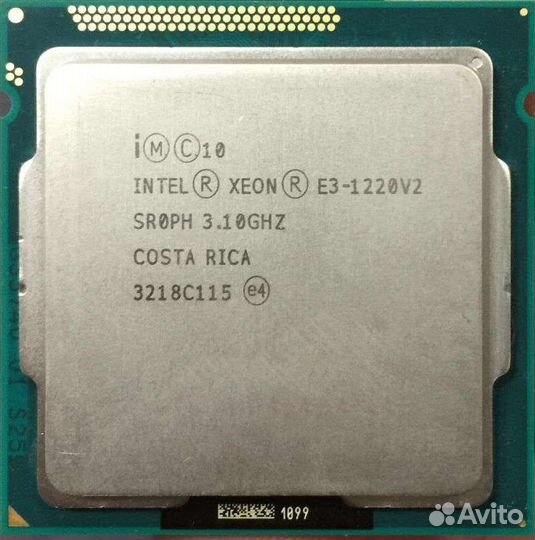 Процессор 1155 xeon e3 1270 и e3 1220v2