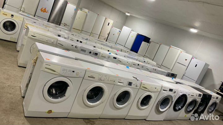 Стиральная машина бу с гаратинй