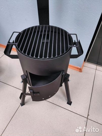 Решетка гриль и крышка к печам под казан