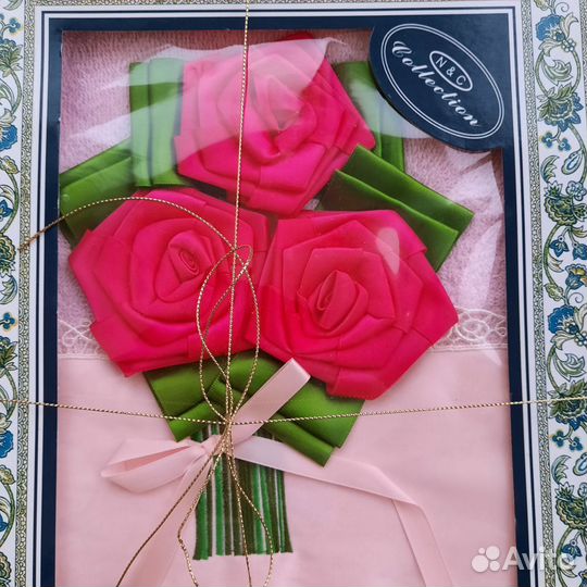 Полотенце банное подарочное 140 70 см