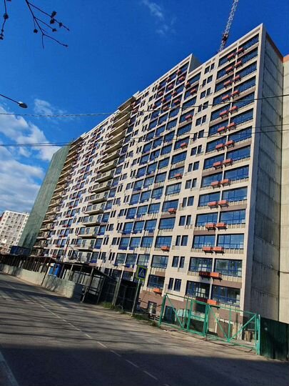 1-к. квартира, 54 м², 3/17 эт.