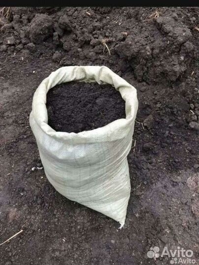 Чернозём конский навоз в мешках