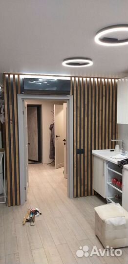 Рейки с подсветкой деревянные для декора