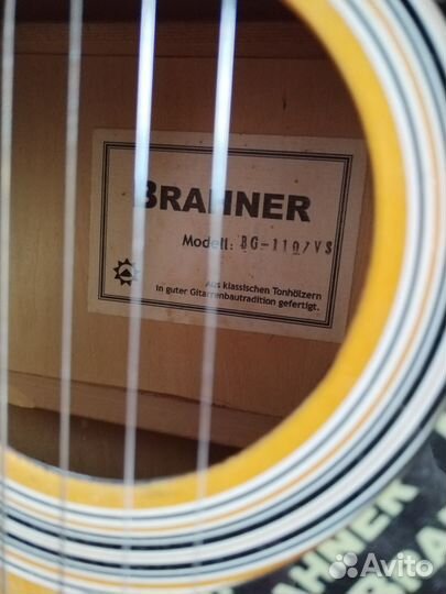 Акустическая гитара brahner bg 110
