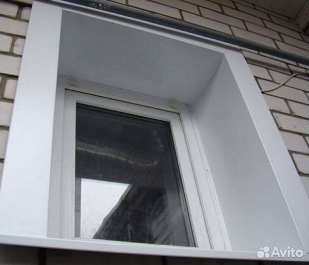 Откосы металлические на окна