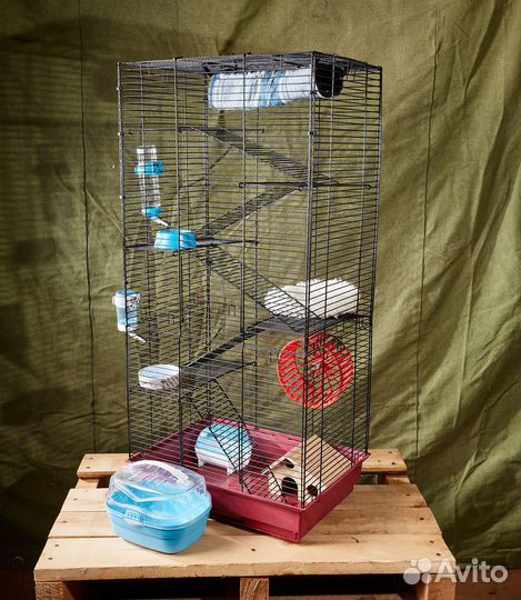 Большая клетка для грызунов крыс дегу хомяков
