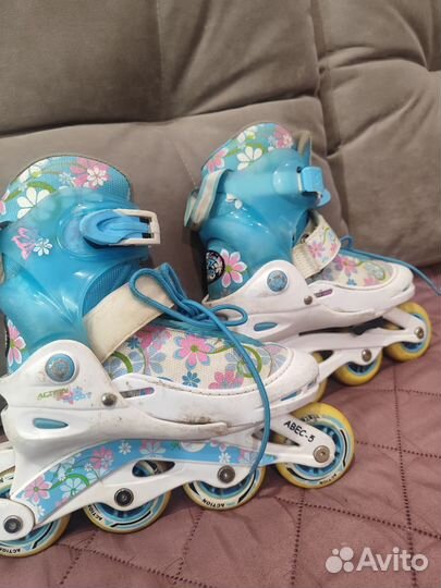 Роликовые коньки детские раздвижные