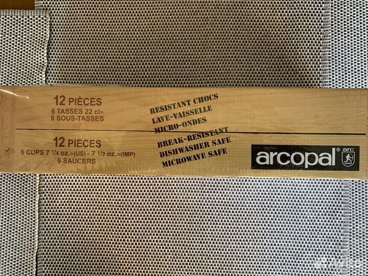 Сервиз чайный arcopal. 12 предметов