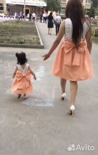 Платье мама и дочка
