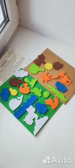 Набор из фетра детский обучающий