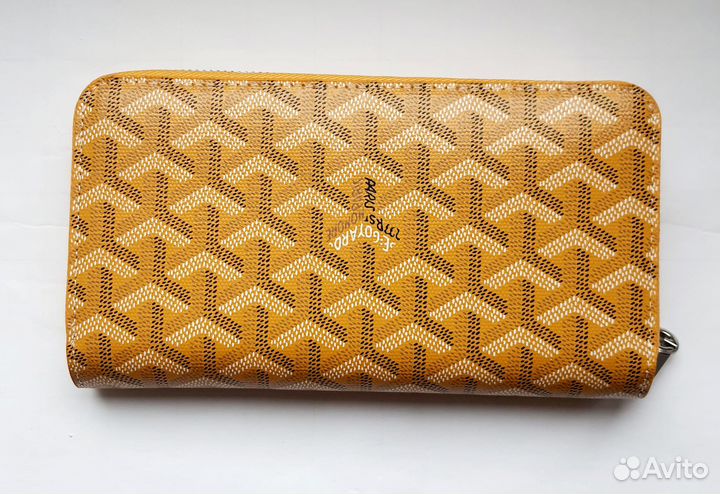 Портмоне Goyard желтый