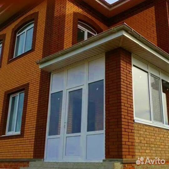 Пластиковые окна. остекление коттеджей