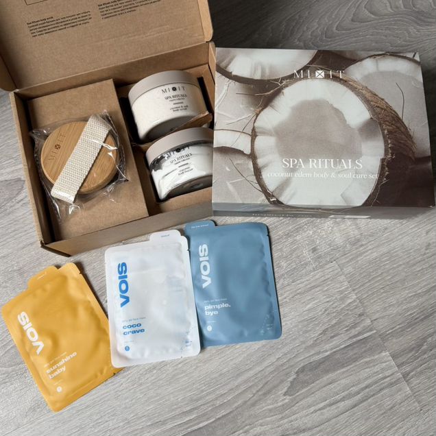 Mixit spa rituals coconut +3 маски vois