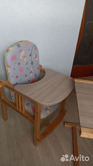 Стол и стулья деревянный детский