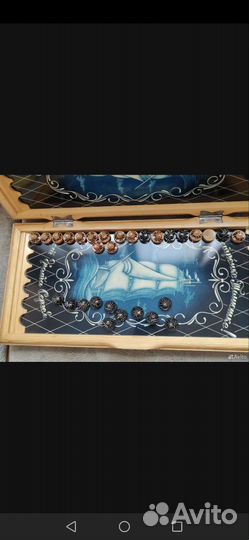 Фишки для нард или нарды Эксклюзив ручной работы