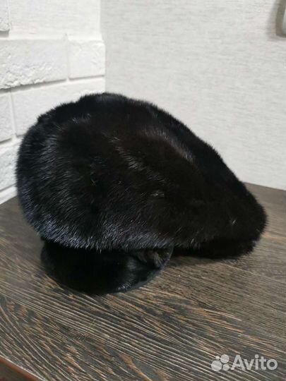 Берет мужской норковый