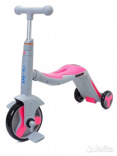 Самокат-трансформер с музыкой 3 в 1