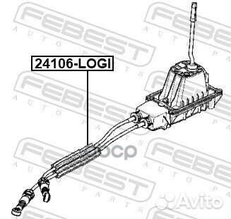 Трос коробки передач 24106-logi Febest