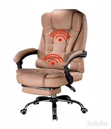 Компьютерное Кожанное офисное кресло с массажем