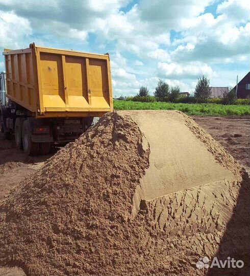 Песок речной с доставкой