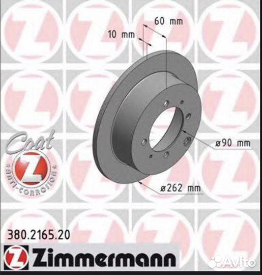 Тормозные диски Otto Zimmermann 380216520