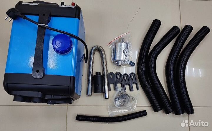 Дизельный переносной отопитель 12/220в