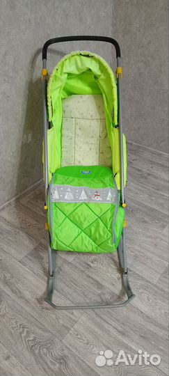 Детские санки с колесами