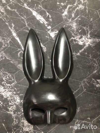 Маска карнавальная зайка