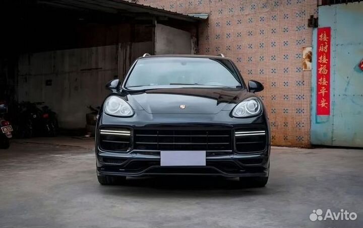 Передний бампер Рестайлинг Cayenne 958.1 стиль 9Y0