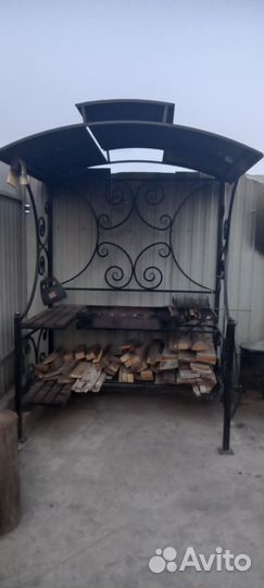 Кованые мангалы с крышей