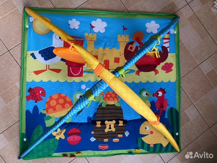 Развивающий коврик tiny love подводный мир