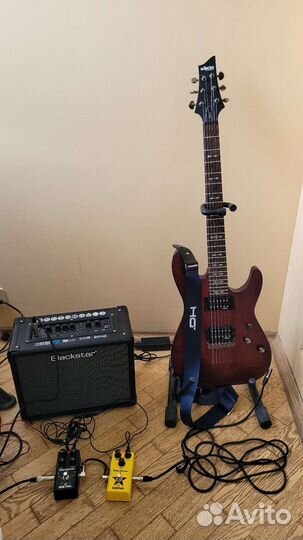 Электрогитара Schechter omen 6 с комбиком
