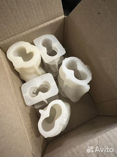 Формы для свечей и мыла 5 штук