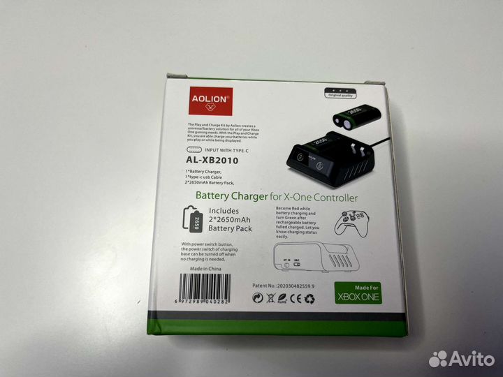 Аккумуляторы для геймпада Xbox series S/X, One X/S