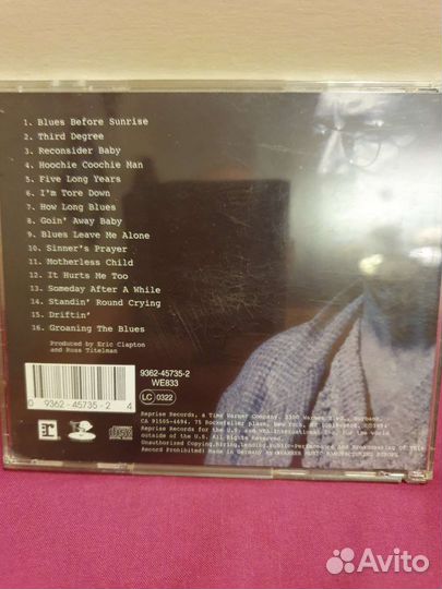 CD диск Eric Clapton-1994г.(made in Germany)