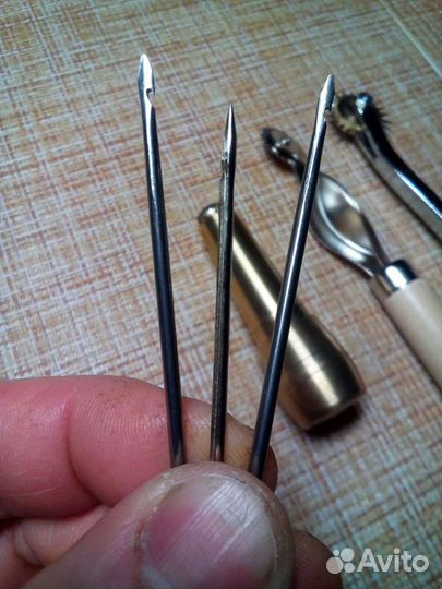 Разметчики и шило по коже и ткани