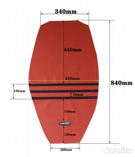 Чехол для перетяжки сидения