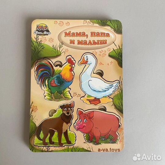 Развивающие деревянные игрушки
