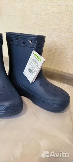 Резиновые сапоги crocs новые