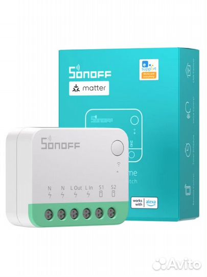 Умное Wi-Fi реле Sonoff minir4M Matter