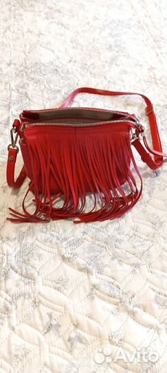 Сумка женская натуральная кожа кросс боди