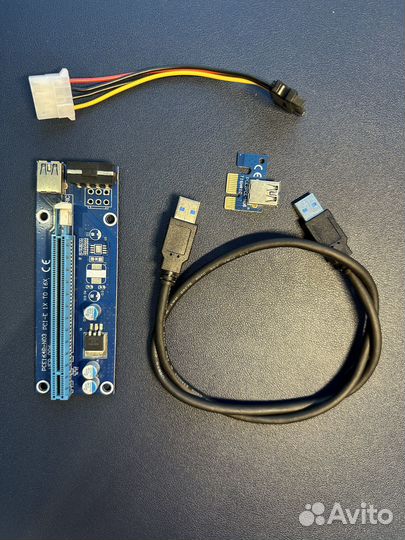 Райзер для видеокарты VER 006 molex PCI-E 1x-16x